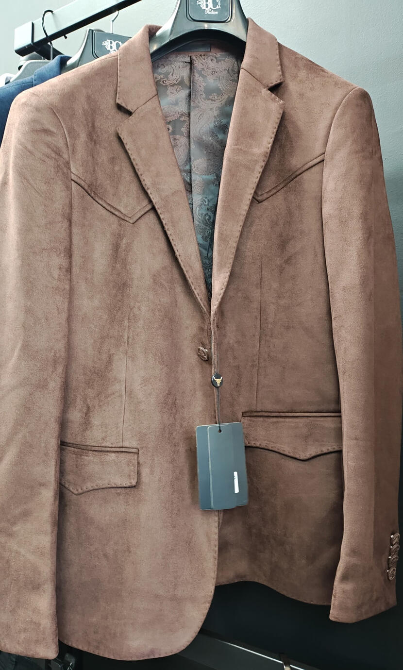 Montero Faux Leather Brown Jacket